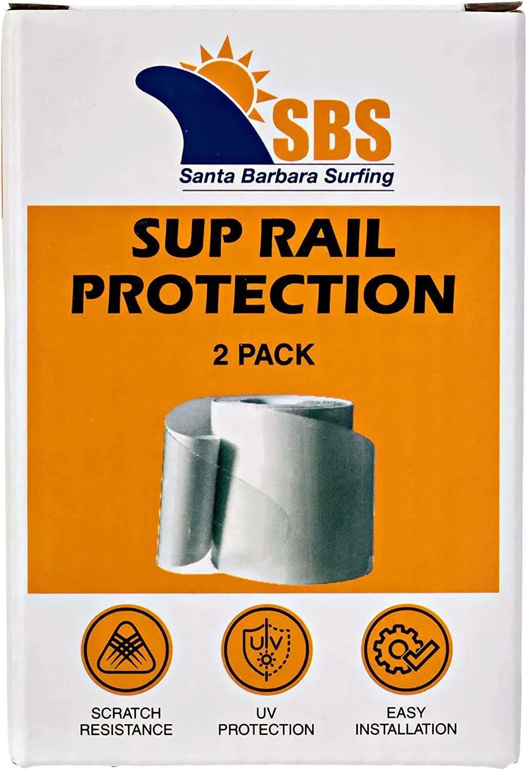Santa Barbara Surfing SUP rail protection tape