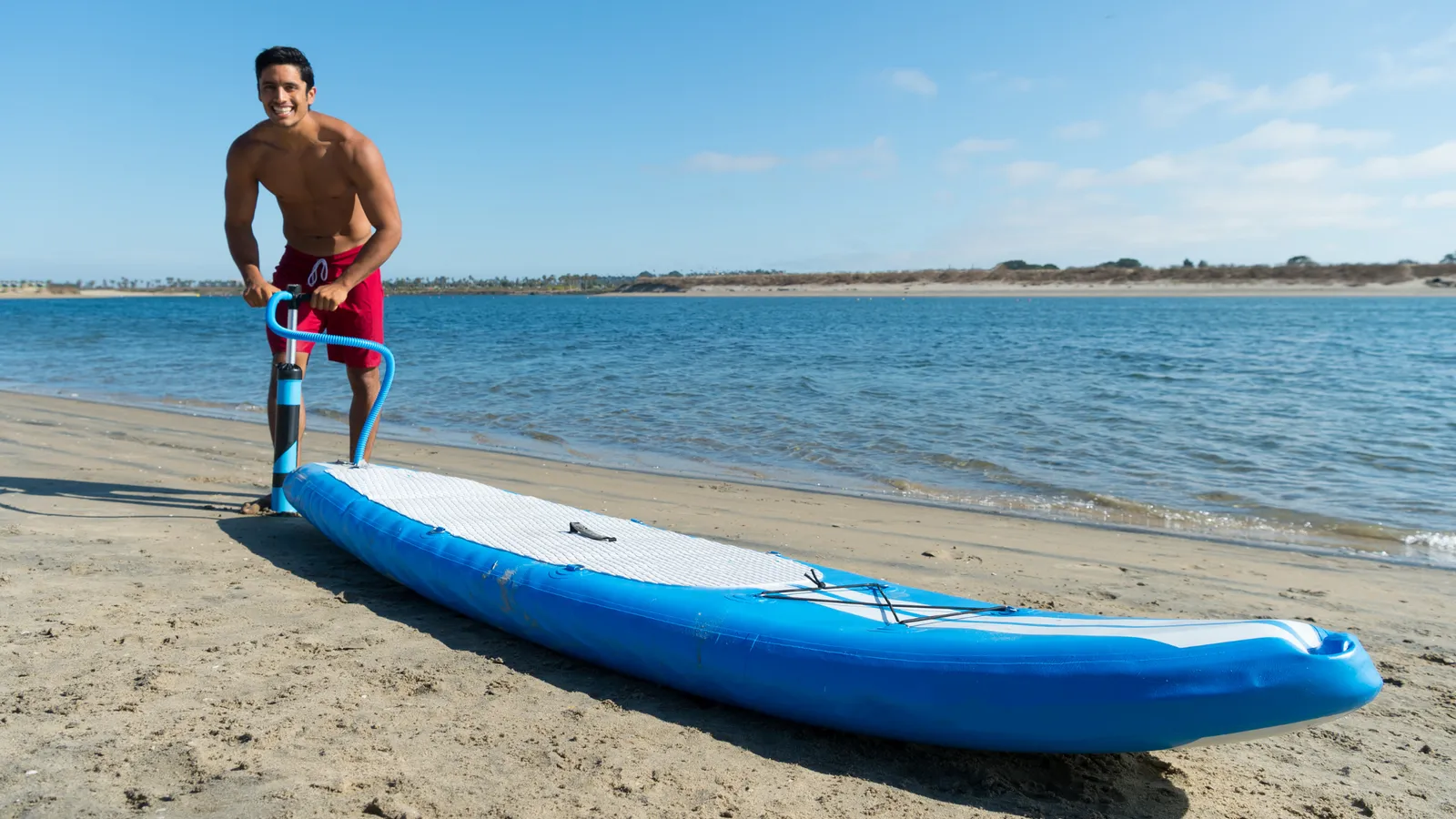 Inflatable paddle board